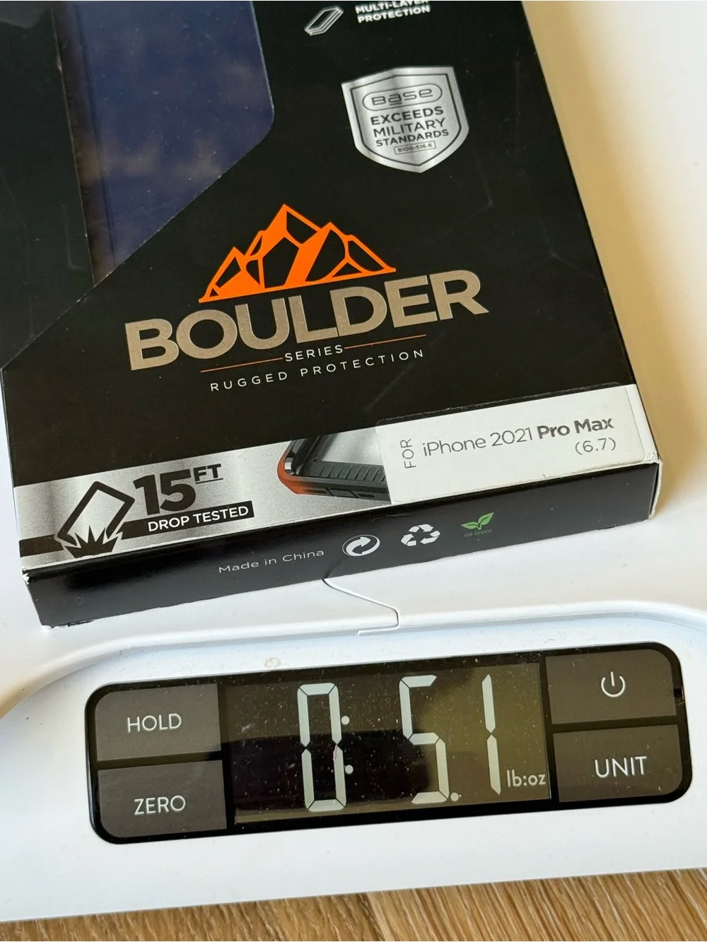 New Boulder Series Rugged Protection iPhone 2021 Pro Max 6.7” Navy Blue Case